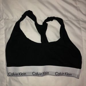 Black Calvin Klein Bra